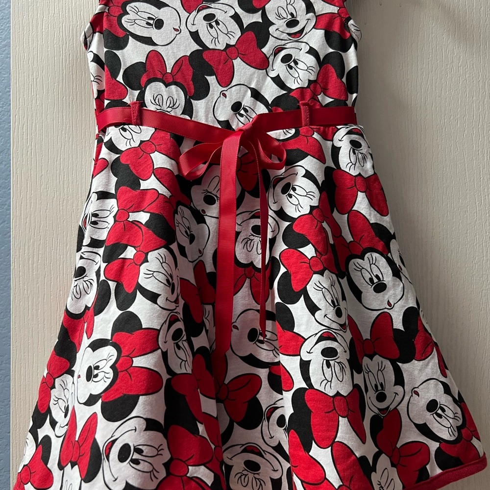 Red and Black Minnie Mouse Dress